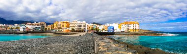 Tenerife holidays - tranquil pictusresque town Puertito de Guimar, Spain. clipart