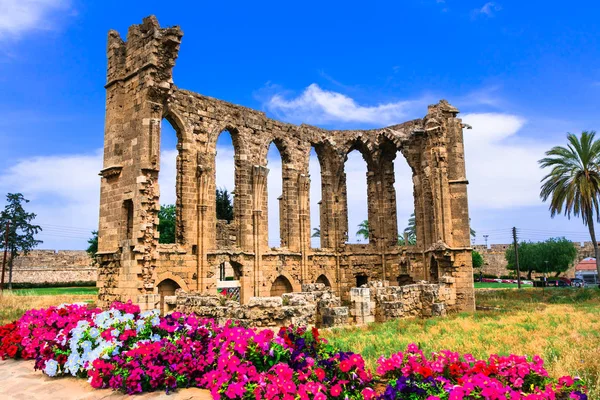 Lugares Interés Chipre Ruinas Iglesia San Juan Ciudad Famagusta — Foto de Stock