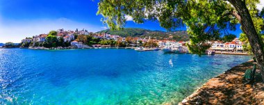 güzel Yunan Adaları-Skiathos. Sporades, Yunanistan Kuzey.