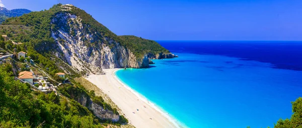 Las Mejores Playas Lefkada Milos Impresionante Islas Jónicas Grecia —  Fotos de Stock