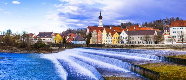 Landsberg Lech Piękne Miasto Bawarii Podróży Niemczech — Zdjęcie stockowe