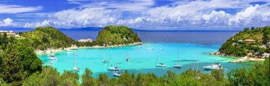 Yunanistan - Paxos, görünümü Lakka Körfezi'nin en güzel Adaları.