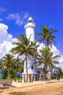 Sri Lanka - Galle Kalesi, adanın güneyinde deniz feneri yerlerinden.