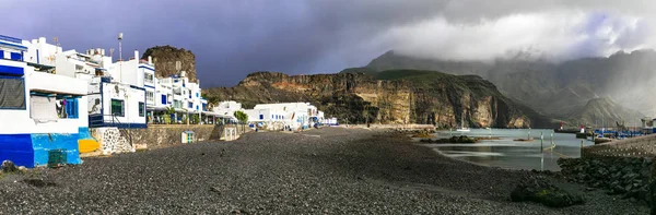 Meglio Dell Isola Gran Canaria Paesino Panoramico Puerto Las Nieves — Foto Stock