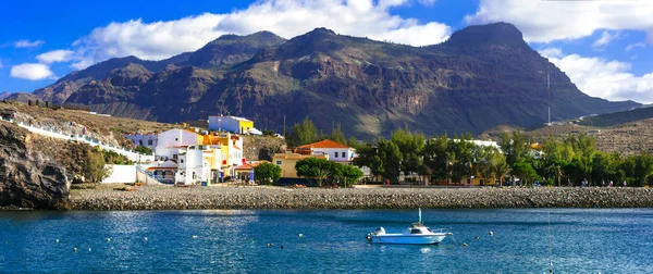 Gran Canaria Malownicze Tradycyjnej Rybackiej Miejscowości Aldea San Nicolas Hiszpania — Zdjęcie stockowe