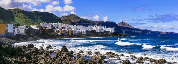 Scenic Coastal Village Roque Pagador Moya Gran Canaria Spain — Stockfoto