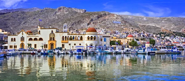 Islas griegas vírgenes - Kalymnos escénico con auténtica belleza . —  Fotos de Stock