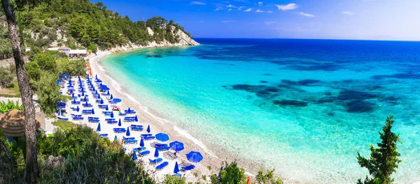 Las playas más bellas de Grecia series- Lemonakia playa en Samo —  Fotos de Stock