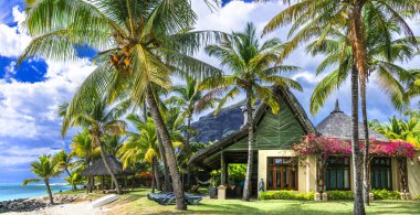 Tropik cennet - Mauritius adasında egzotik lüks tatil.