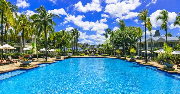 Lüks tatil tropikal. Mauritius Adası — Stok fotoğraf