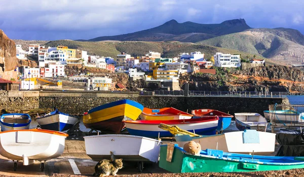 Grand Canary island (Gran Canary) - beautiful coastal village Puerto de Sardina, Spain . — стоковое фото