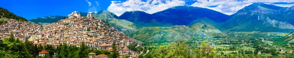 Viaggi Italia Uno Dei Borghi Medievali Borgo Più Belli Della — Foto Stock