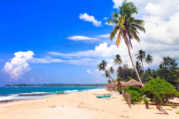Экзотические Тропические Каникулы Спокойные Красивые Пляжи Острова Шри Ланка Тангаль — стоковое фото