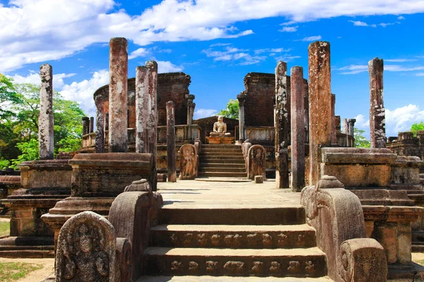 Sri Lanka Travel Landmarks Ancient City Polonnaruwa Unesco World Heritage Stock Picture