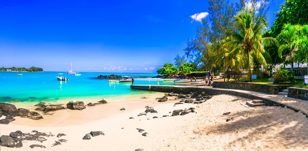 Tropikal Tatiller Mauritius Adasındaki Grand Bay Popüler Tatil Plajları — Stok fotoğraf