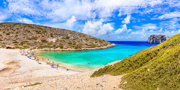 Yunanistan Güzel Plajları Astypalea Adası Kounoupa Dodekanca — Stok fotoğraf