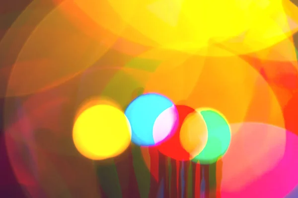 Bulanık çok renkli ışıklar garland — Stok fotoğraf