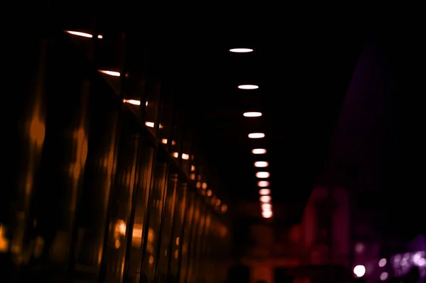 Nachtbeleuchtung in der Stadt — Stockfoto