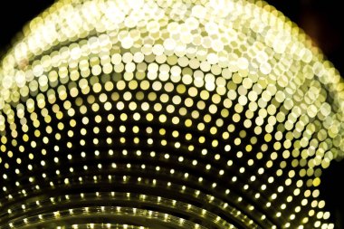 Soyut tatil ışıklar çelenk