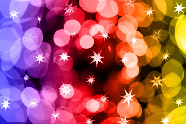 Abstract holiday lights garlands — Stock Photo, Image