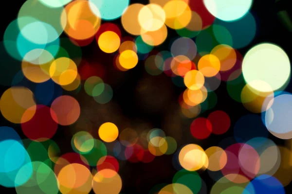 Abstrakta holiday lights kransar — Stockfoto