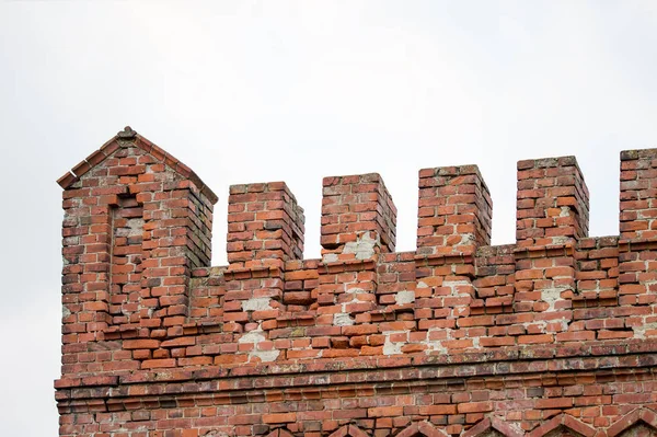 La fortezza di mattoni rossi — Foto Stock