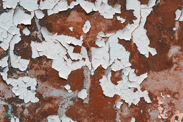 Plastered wall with peeling paint — Stock Photo, Image