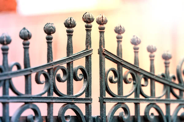 Wrought-iron fences, decorations — Stock Photo, Image