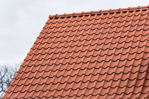 Çatı kiremit kırmızı — Stok fotoğraf