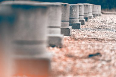 Park için beton çit