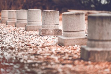 Park için beton çit