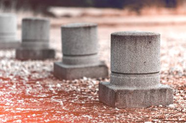 Park için beton çit