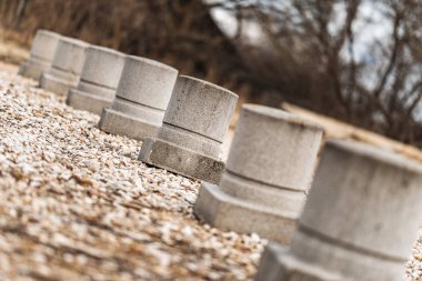 Park için beton çit
