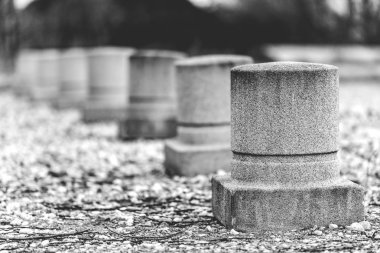 Park için beton çit