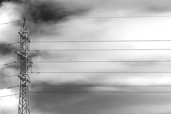 Rusty high-voltage towers — Stock Photo, Image