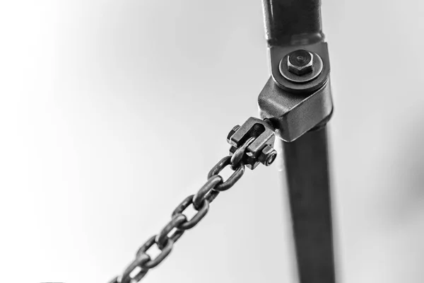 Bolt with iron chain — Stock Photo, Image