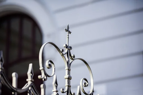 The new metal fence — Stock Photo, Image