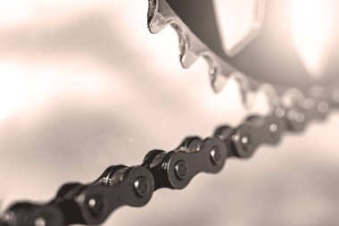 Metal koyu Bisiklet zinciri