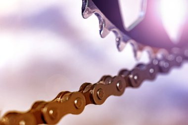 Metal koyu Bisiklet zinciri