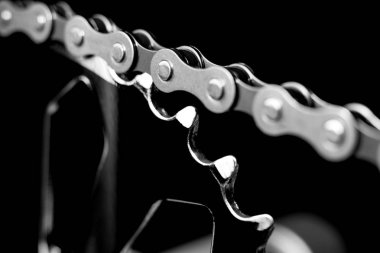 Metal koyu Bisiklet zinciri