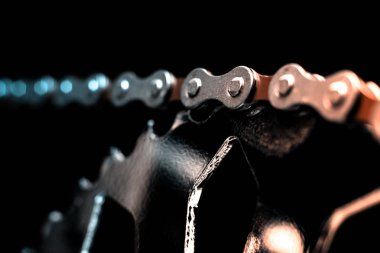 Metal koyu Bisiklet zinciri