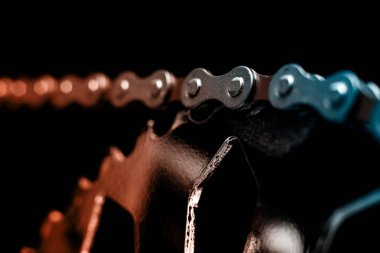 Metal koyu Bisiklet zinciri