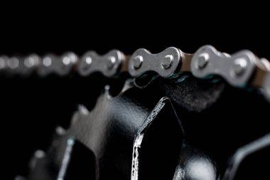 Metal koyu Bisiklet zinciri