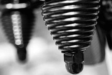 Siyah Bisiklet koltuk yaylar