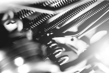 Siyah Bisiklet koltuk yaylar