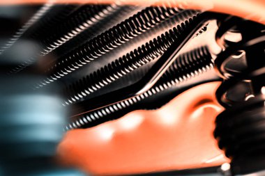 Siyah Bisiklet koltuk yaylar