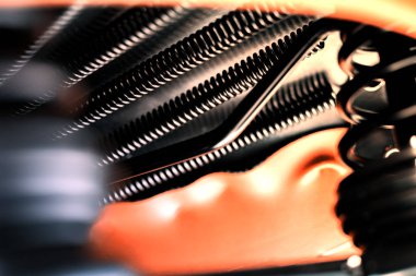 Siyah Bisiklet koltuk yaylar