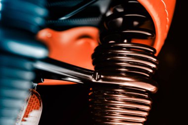 Siyah Bisiklet koltuk yaylar