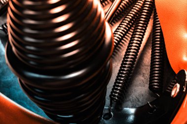 Siyah Bisiklet koltuk yaylar