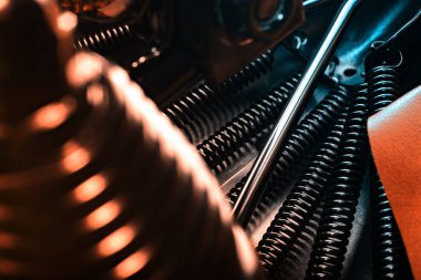 Siyah Bisiklet koltuk yaylar